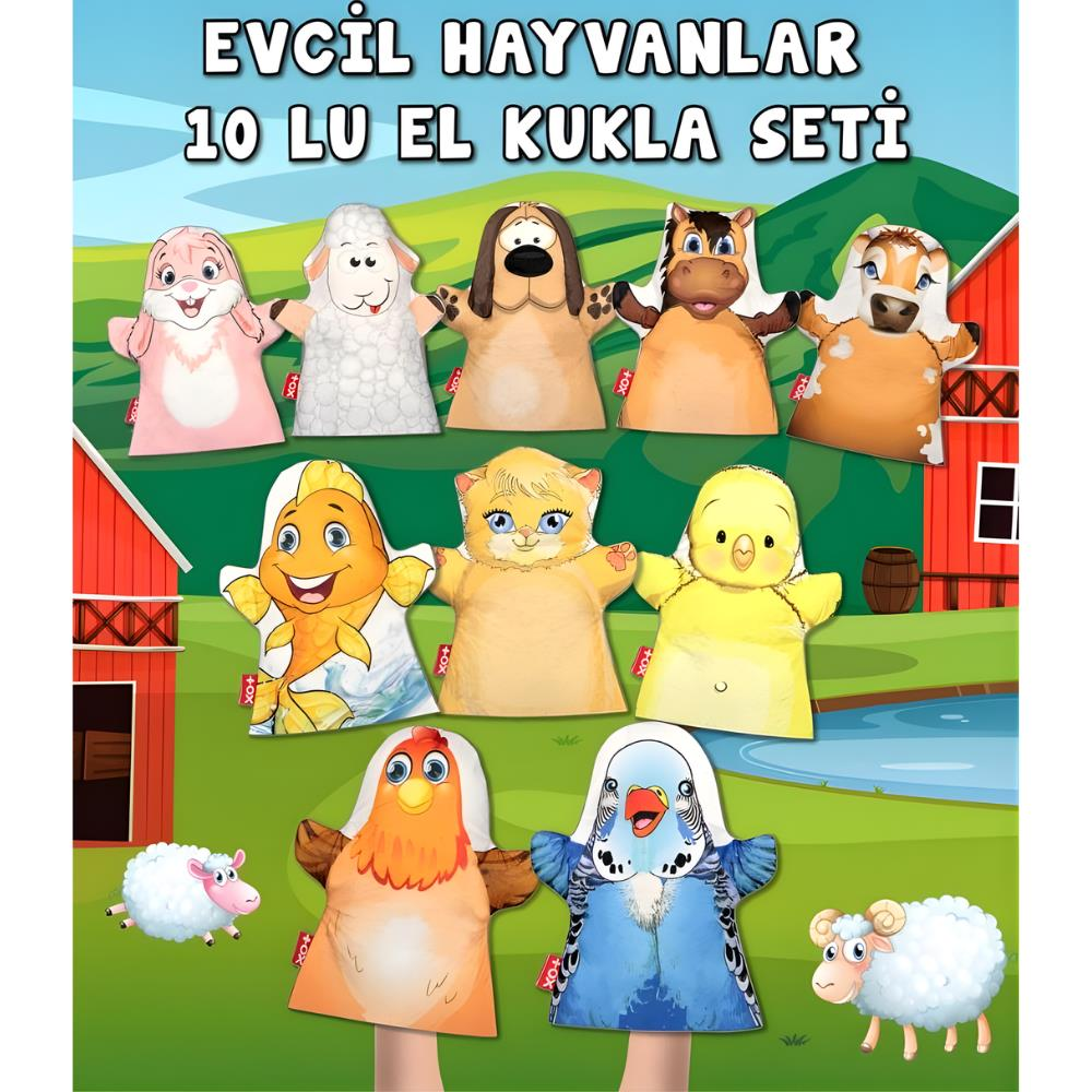 Evcil Hayvan +3 Yaş 10'lu El Kukla