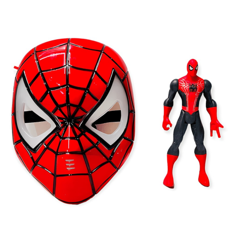 Spiderman Figür ve Maske Oyun Seti