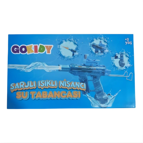 Gokidy Şarjlı Işıklı Su Tabancası 46,5 Cm