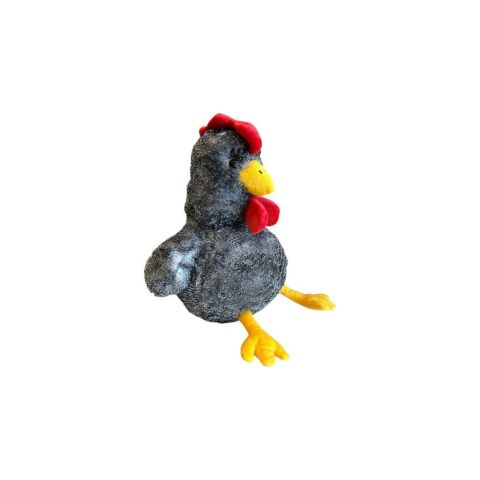 Oyuncak Peluş Sesli Çilli Horoz Gri