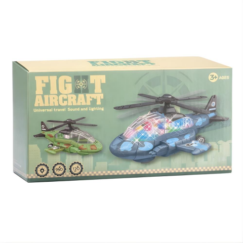 Kutulu Işıklı Müzikli Helikopter