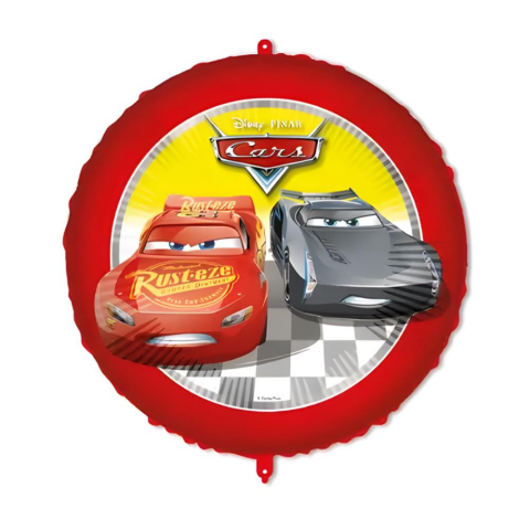 18'' Folyo Balon Cars Top Racers Yuvarlak 46 Cm