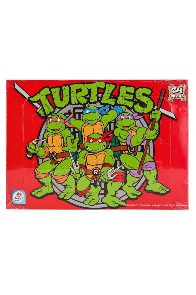 Ninja Kaplumbağa Taslamalı 24 Parça Frame Puzzle 2
