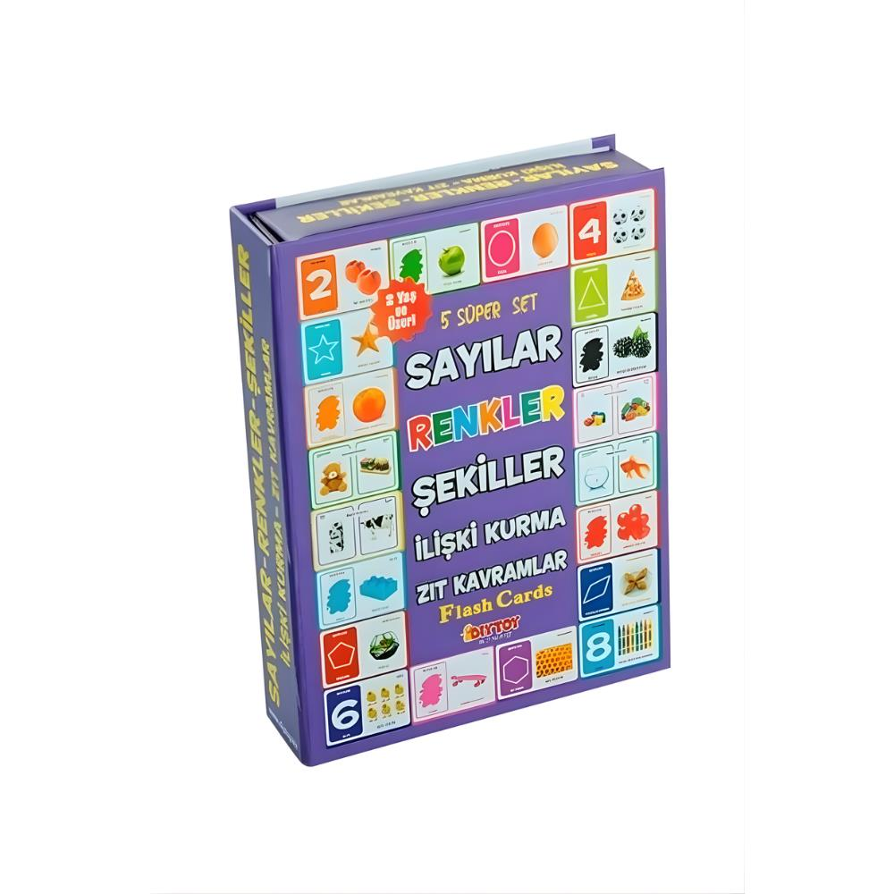Sayılar Renkler Şekiller Süper Set
