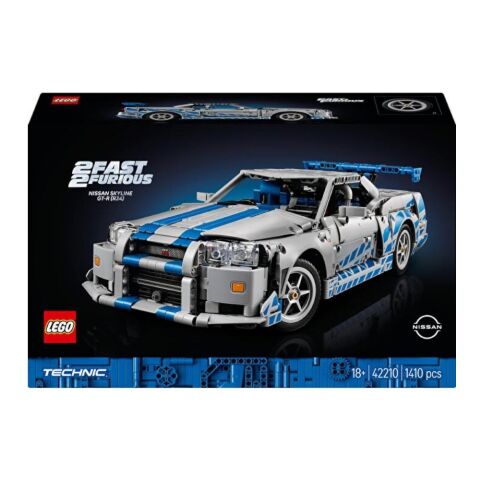 LEGO Technic Daha Hızlı Daha Öfkeli Nissan Skyline GT-R (R34) Araba 42210