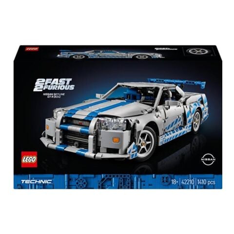LEGO Technic Daha Hızlı Daha Öfkeli Nissan Skyline GT-R (R34) Araba 42210