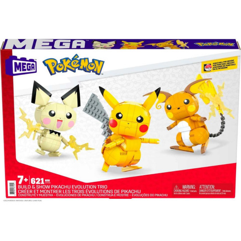Mega Pokemon Yap Ve Oyna Figürler Pikachu Dönüşüm 3 Lüsü GYH06