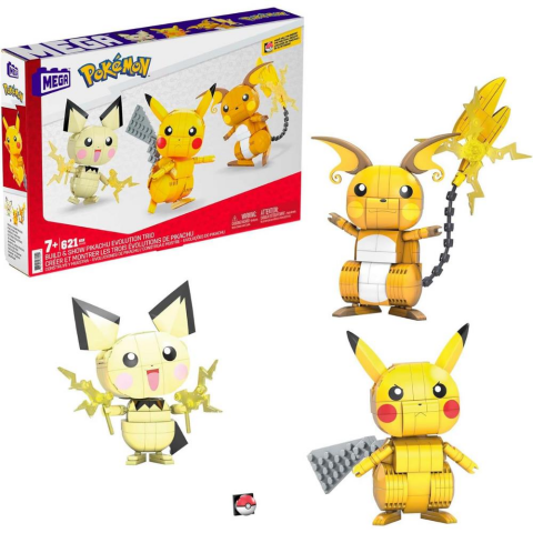 Mega Pokemon Yap Ve Oyna Figürler Pikachu Dönüşüm 3 Lüsü GYH06