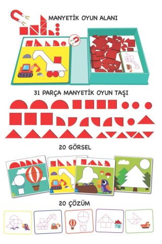 Manyetik Puzzle Süper Zeka