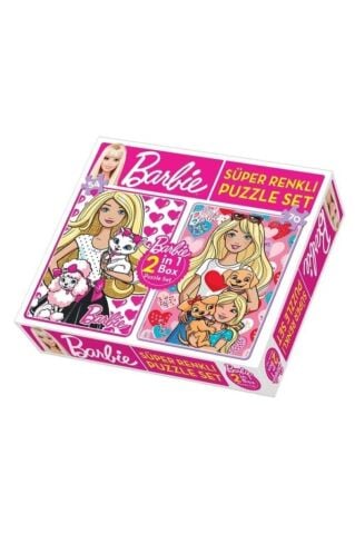 Barbie 2 In 1 Puzzle Seti