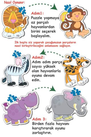 Benim İlk Hayvanlar Puzzlem