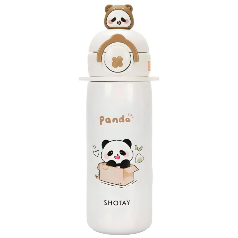 Panda Desenli Termos Matara 430 ml SHT-ST-8818