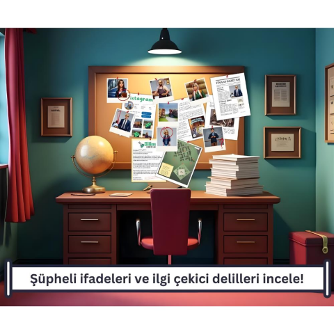 Dedektif Ayla Kumru Hattuşa'da Sinsi Tehlike Eğlenceli Dedektiflik Oyunu