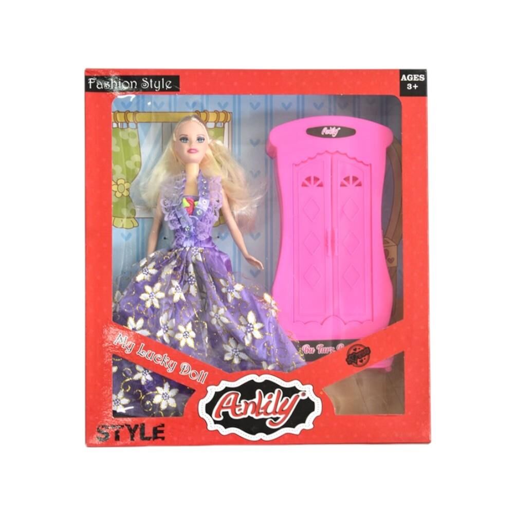 Kutuda Anlily Dolaplı Bebek