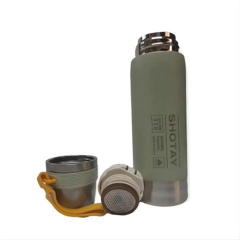 Shotay Travel Çelik Termos Matara 600 ml. SHT-ST-8270 (ASORTİ)