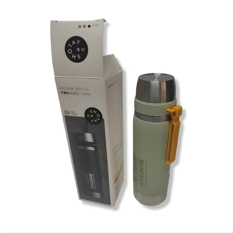 Shotay Travel Çelik Termos Matara 600 ml. SHT-ST-8270 (ASORTİ)