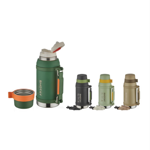 Shotay Camper Çelik Termos Matara 1500 ML (4 Asorti)