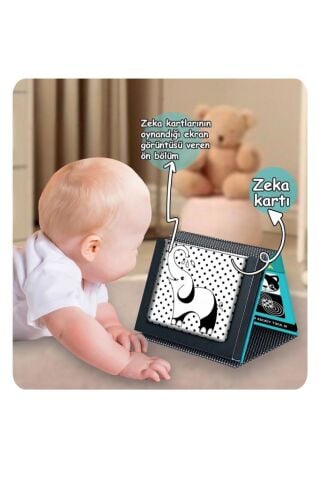 Tummy Time Aynalı Zeka Kartları-eğitici Kartlar