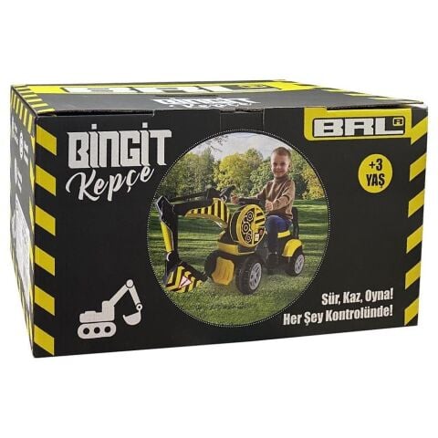 Pedalsız Bin Git İnşaat Aracı Kepçe