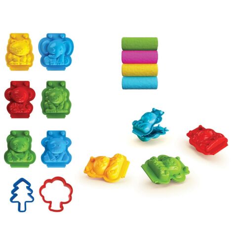 3D Hayvanlar Hamur Set 200 Gr