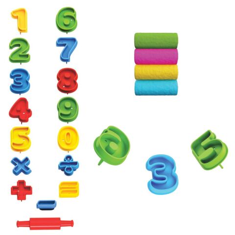 3D Rakamlar Hamur Set 200 Gr