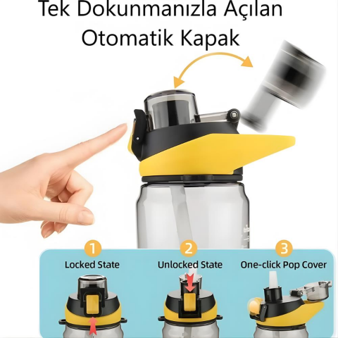 Shotay Handle Tritan Matara 900 ML (4 Asorti)