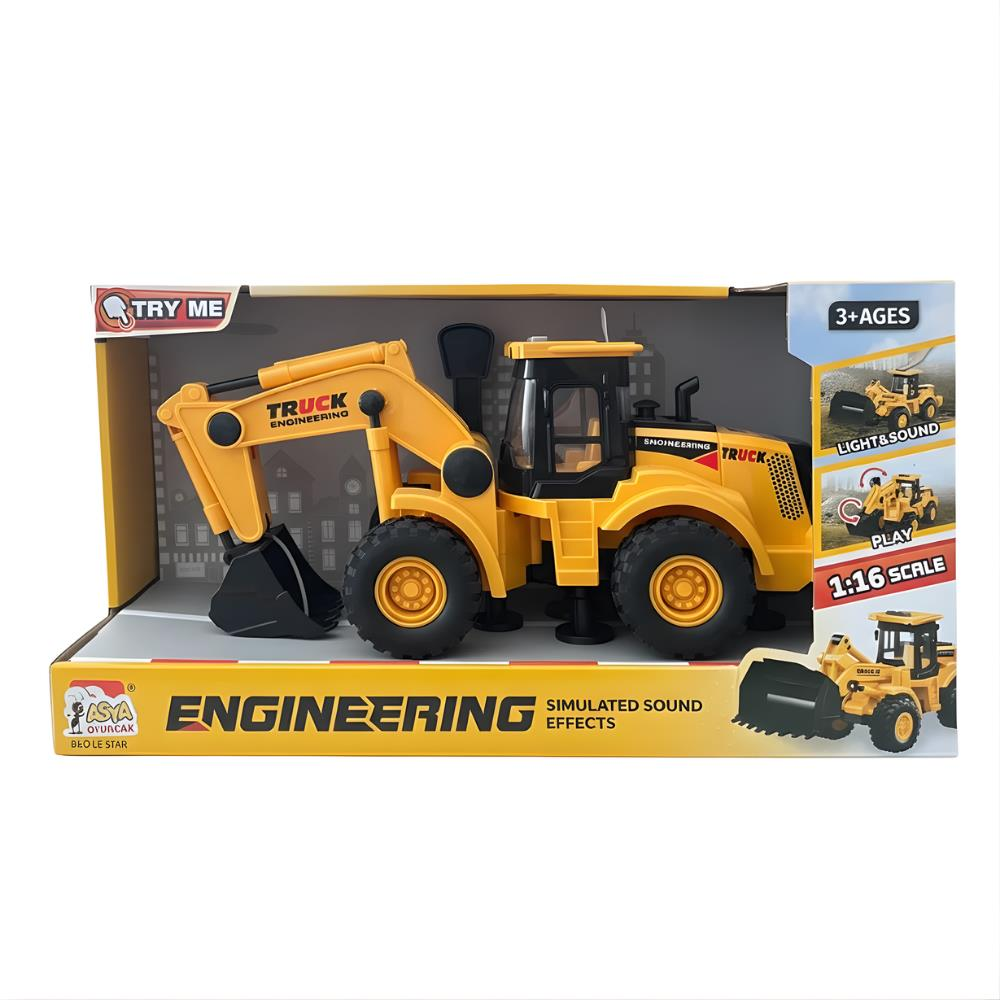 1:16 Pilli İş Makinası