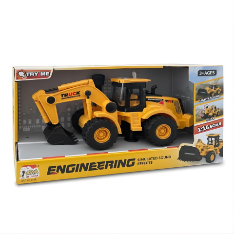 1:16 Pilli İş Makinası
