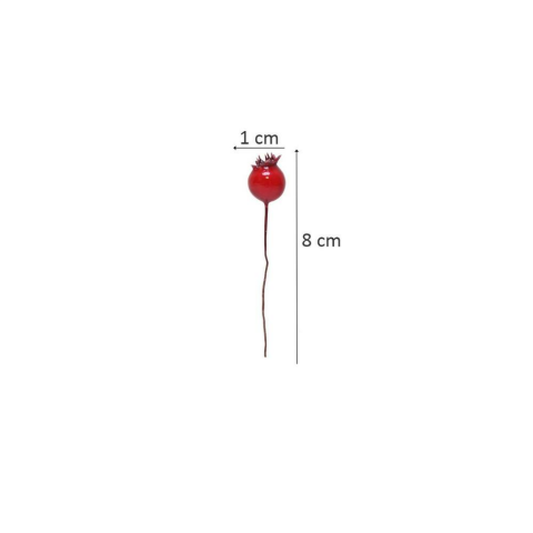 Yılbaşı Ağacı Süsleri Telli Mini Kokina Berry Dekoratif Çam Ağaç Süsü