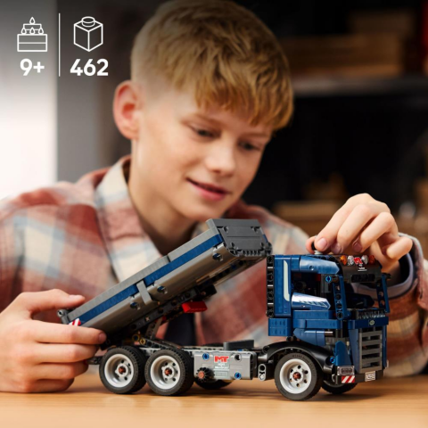 LEGO ® Technic Damperli Kamyon 42203 - 9+ Çocuklar için Yaratıcı Oyuncak Yapım Seti (462 Parça)