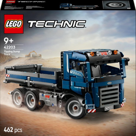 LEGO ® Technic Damperli Kamyon 42203 - 9+ Çocuklar için Yaratıcı Oyuncak Yapım Seti (462 Parça)