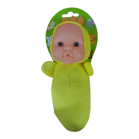 Askılı (Hayvan Kostümlü) Bebiş Et Bebek