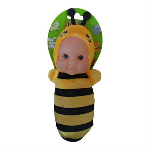 Askılı (Hayvan Kostümlü) Bebiş Et Bebek