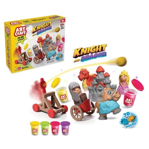 Şövalye ve Ejderha Oyun Hamur Set 280 Gr
