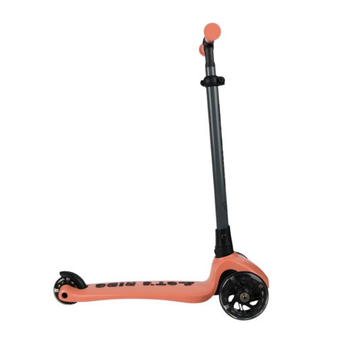 LC Let's Ride Two Işıklı Katlanabilir 3 Tekerlekli Scooter Somon