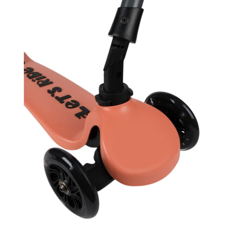LC Let's Ride Two Işıklı Katlanabilir 3 Tekerlekli Scooter Somon