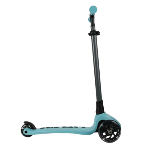 LC Let's Ride Two Işıklı Katlanabilir 3 Tekerlekli Scooter Turkuaz