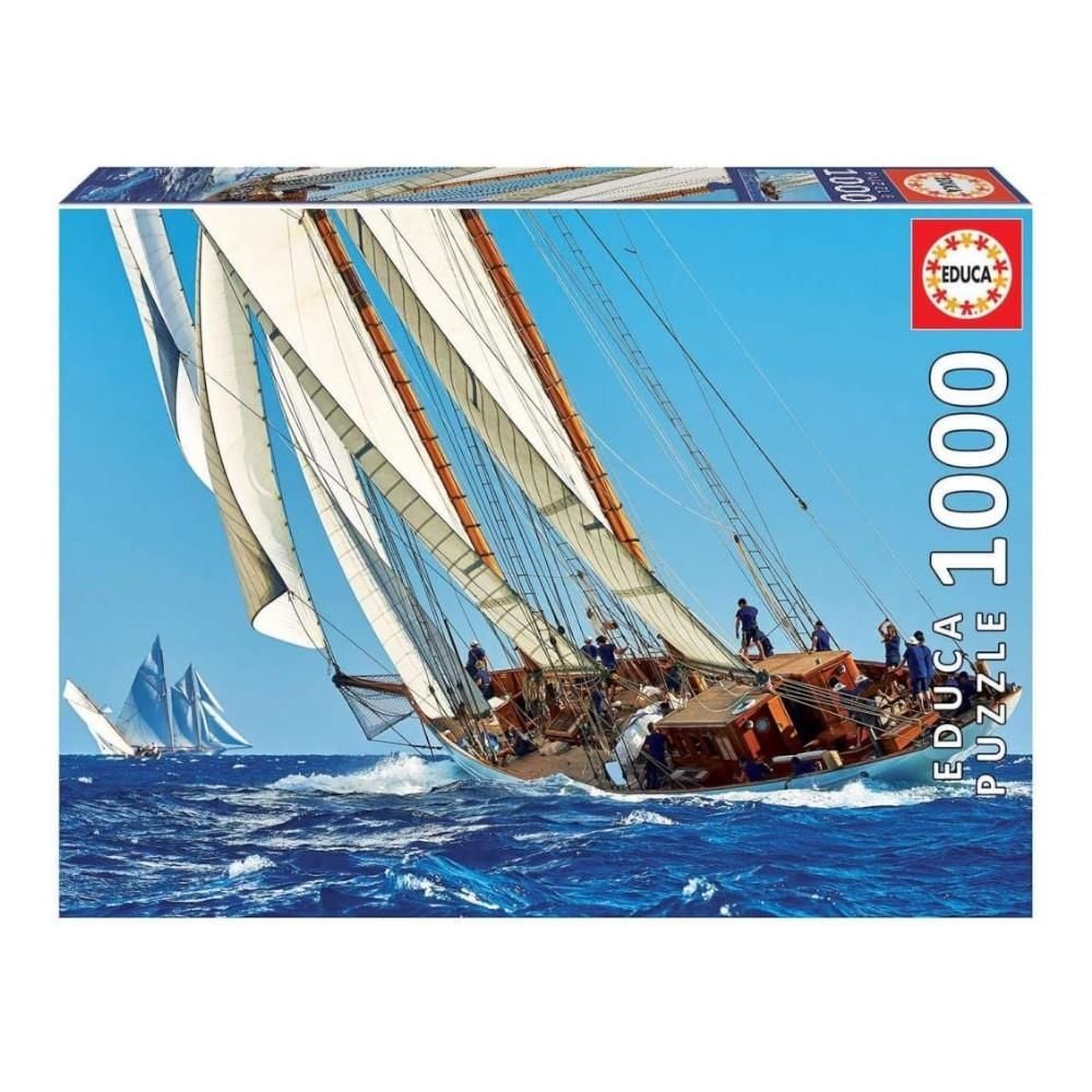 1000 parça yelkenli puzzle