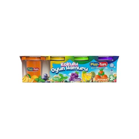 Play Toys Kokulu Oyun Hamuru 4 Renk
