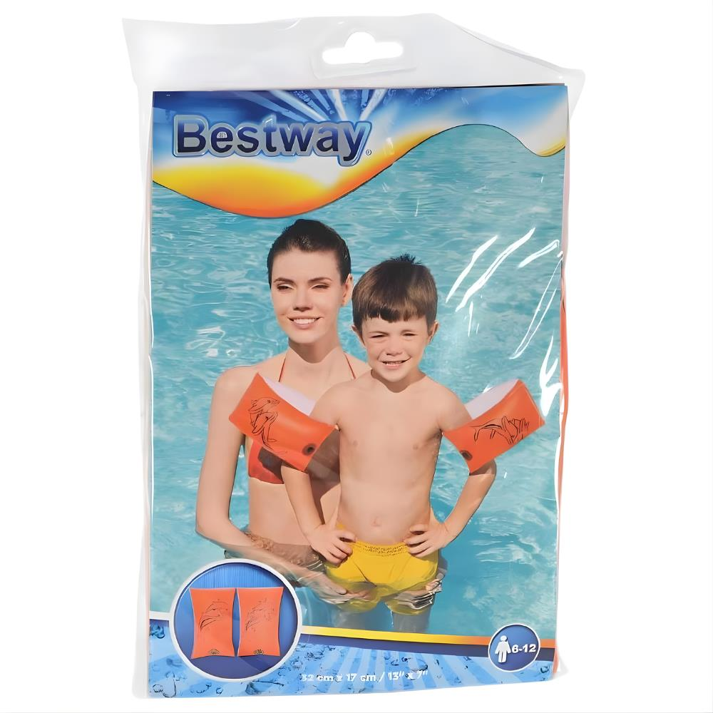 Bestway Turuncu Baskılı Kolluk 33 x 17 cm 12409