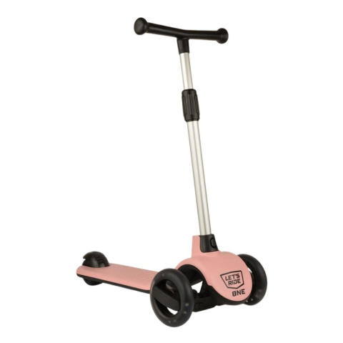 LC Let's Ride Scooter-pembe Renk, Işıklı Teker