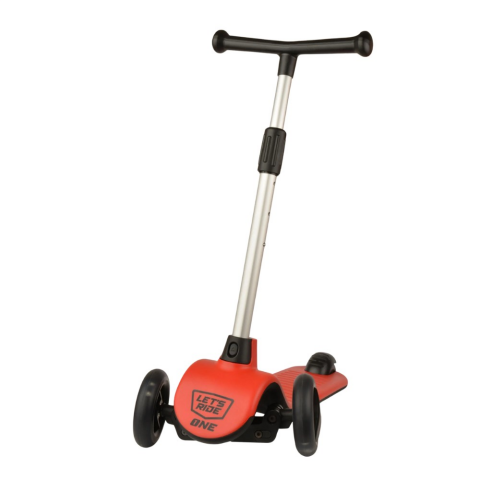 Let's Ride Işıklı ve 3 Tekerlekli Kırmızı Çocuk Scooter