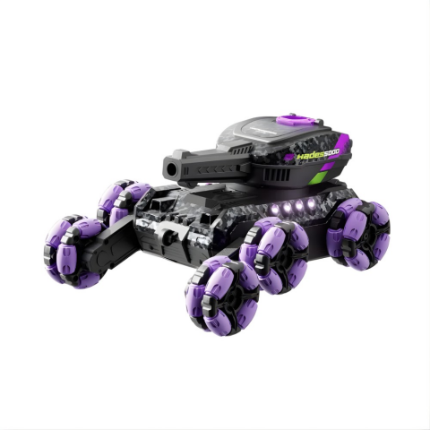 Gepettoys Uzaktan Kumandalı Çift Kontrollü 6 Teker Su Topu Atan Akrobat Tank