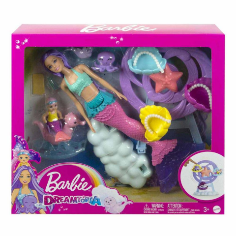 Barbie Dreamtopia Deniz Kızı Bebek ve Çocuk Oyun Alanı