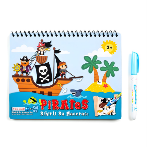 Sihirli Boyama Kitabı Mermaid Çiftlik Korsan