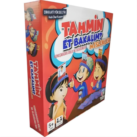 Tahmin Et Bakalım Meslekler Eğitici Oyun