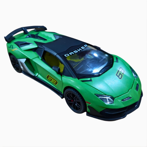 Seher 1:24 Sesli Işıklı Metal Model Araba Çek Bırak 6'lı Display