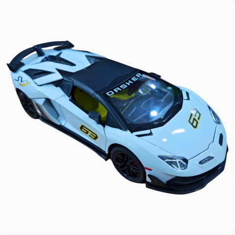 Seher 1:24 Sesli Işıklı Metal Model Araba Çek Bırak 6'lı Display