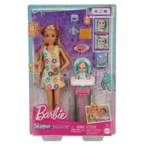 Barbie Bebek Bakıcısı Seti