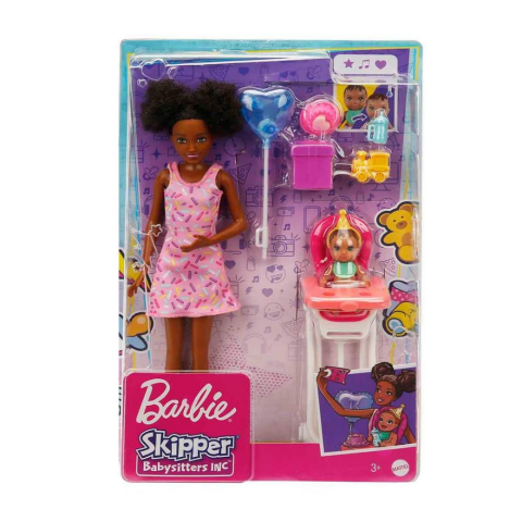 Barbie Bebek Bakıcısı Seti